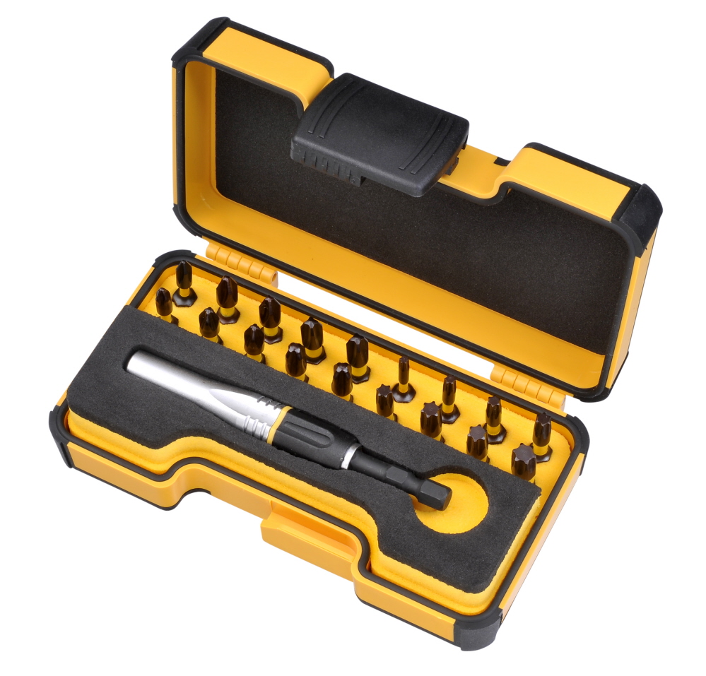 Lot De 3 Porte-embouts Saipor Pour Visseuse - Adhésif Nano Puissant - Range 3-6 Embouts 1/4" - Pratique Pour Travaux