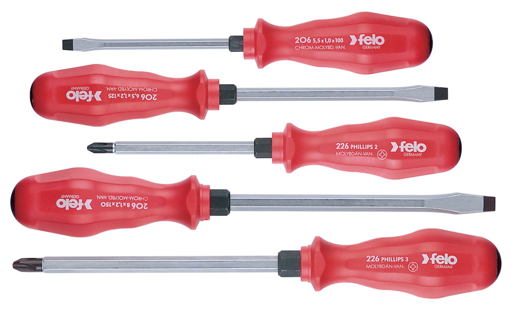 Tournevis Plat KS TOOLS 5.5x300 Mm - Long Extra Pour Accès Difficiles