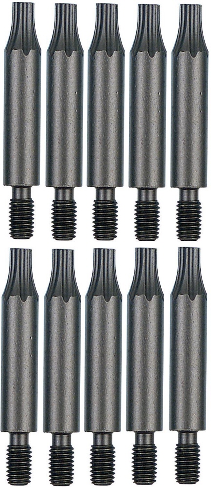 Lot De 10 Embouts De Visseuse Torx 50 Mm De Longueur Avec Tige