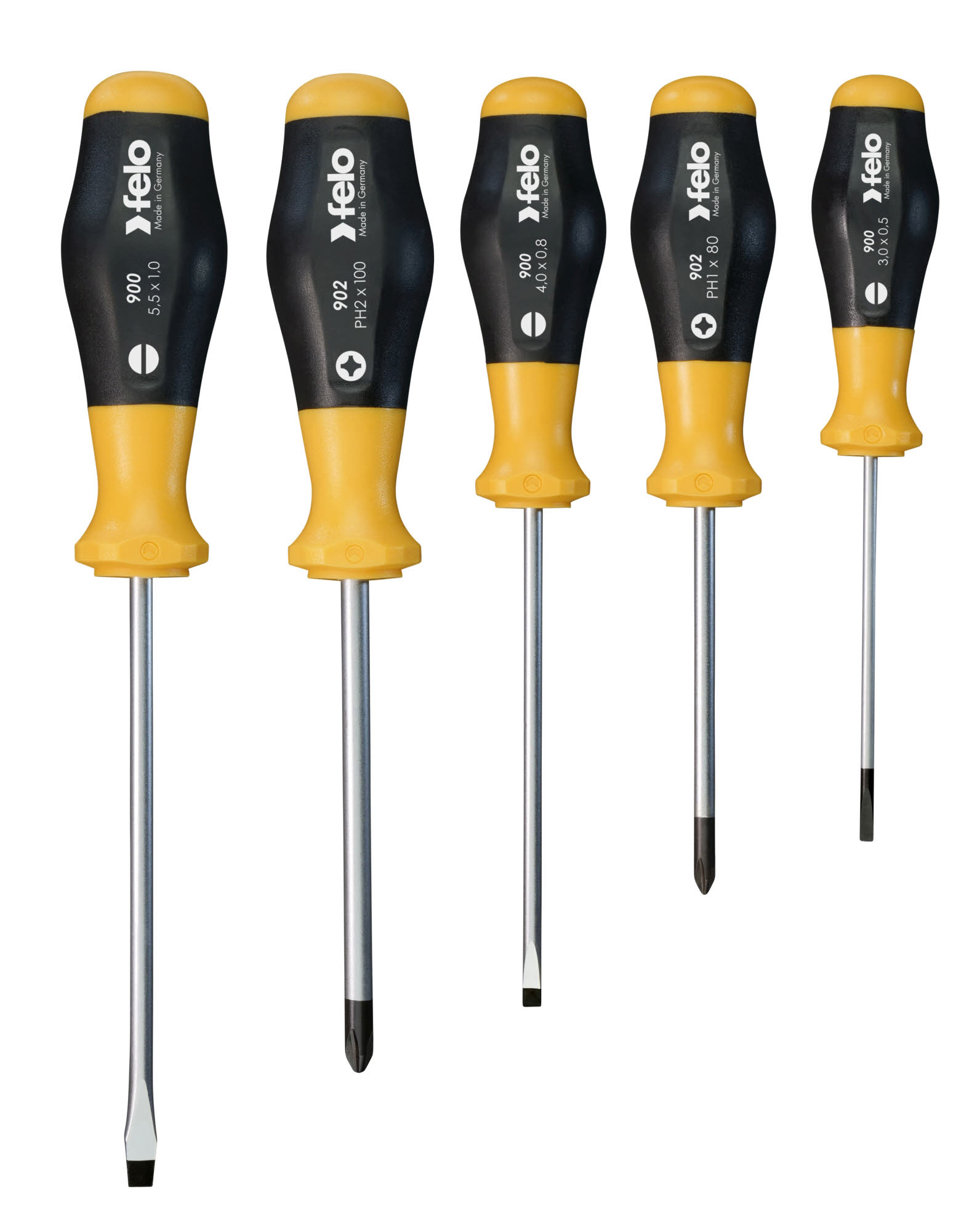 Tournevis de mécanicien bimatière Felo N°9 au design ergonomique